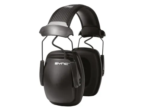 Howard Leight Sync Stereo gehoorkap met hoofdband