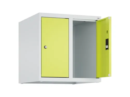 opzetkast,v. locker,2vak.,vak B 250mm,HxBxD 500x500x500mm,vleugeldeur