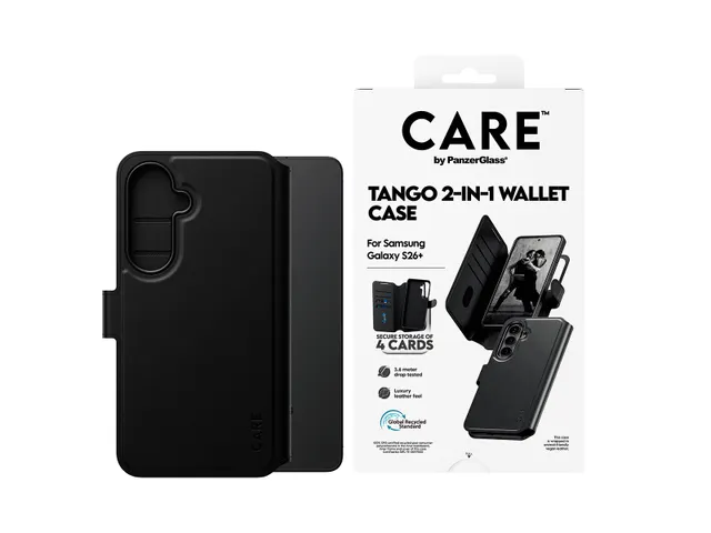 PanzerGlass CARE by Tango 2-in-1 Wallet Case w. Qi Samsung Galax