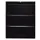 hangmappenkast,HxBxD 1016x800x622mm,3hangmappenframes,twee banen
