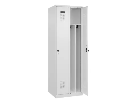 locker voor scheiding van kleding,HxBxD 1850x600x500mm,2vak