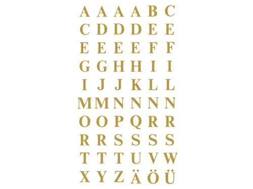 letteretiket Z-design Home pakje a 2 vel goud