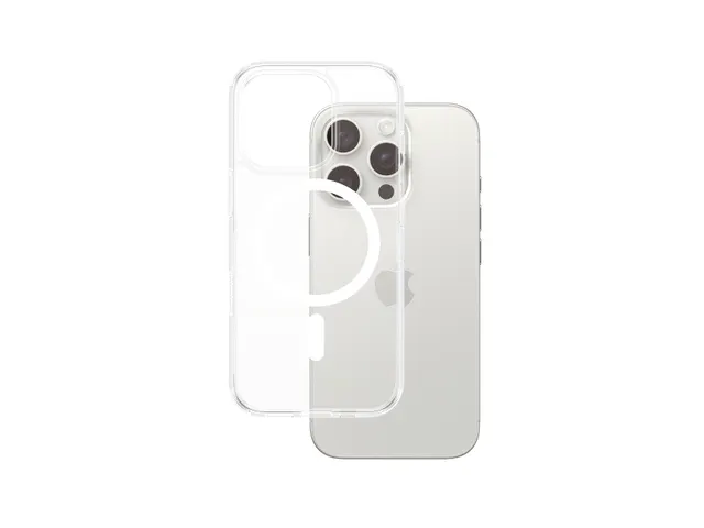 PanzerGlass HardCase Transparent w. White MagSafe iPhone 16 Pro, Ho
