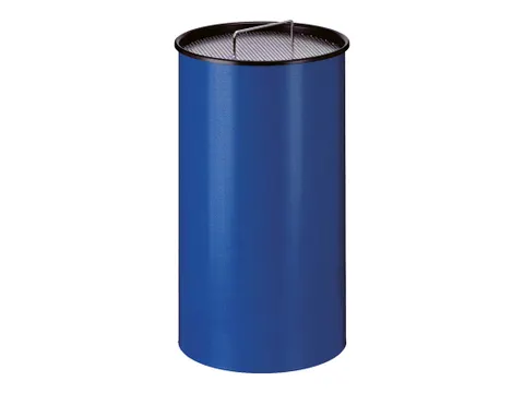 Ronde Zandasbak Blauw 50 liter