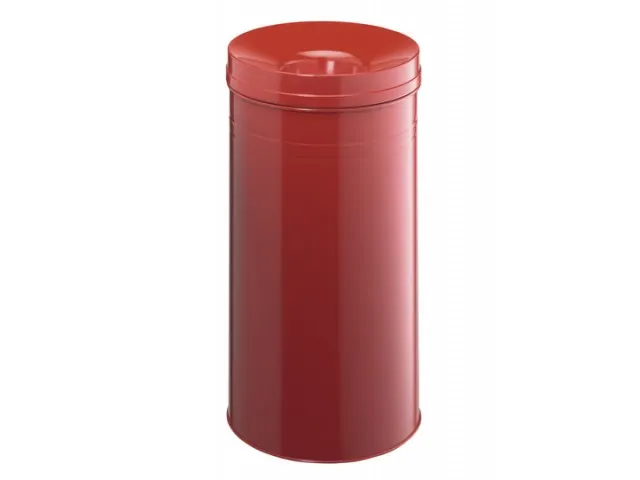 Vlamdovende Papierbak 60 Liter Rood