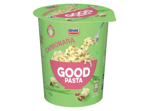 Good Pasta Unox spaghetti carbonara cup
