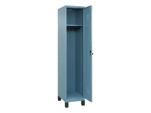 locker,HxBxD 1950x400x500mm,1vak,vak B 400mm,draaigrendel,voeten