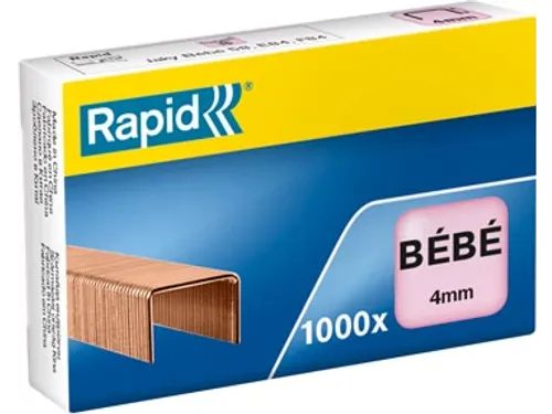 nietjes Bébé, verkoperd, doos van 1000 nietjes