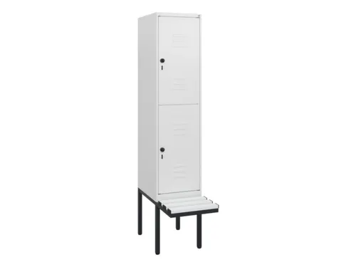 Dubbeldekse dekenkist,HxBxD 1950x400x815mm,1x2vak.,vak B 400mm