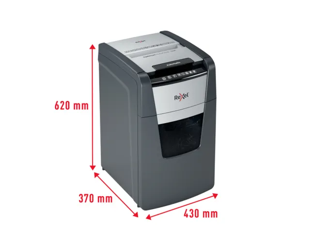 Papiervernietiger Rexel Optimum Auto+ 150X P4 snippers 4x28mm