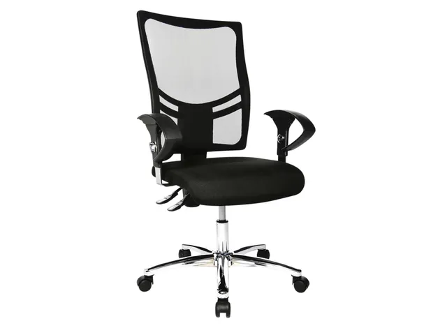 Bureaustoel Topstar Net Point 10 zwart stof