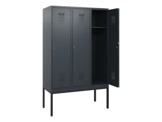 schoollocker,HxBxD 1950x1200x500mm,3vak,vak B 400mm,cil.-slot - 1