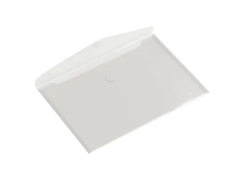 Enveloptas HF2 A4 335x240mm dwars PP transparant wit
