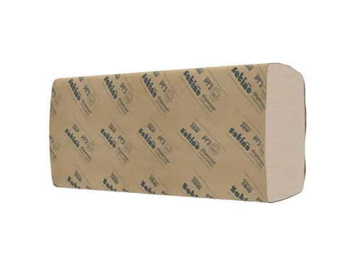 Handdoek PureSoft PT2 W-vouw 2-laags 277520 25x120vel naturel