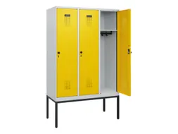 schoollocker,HxBxD 1950x1200x500mm,3vak,vak B 400mm,draaigrendel