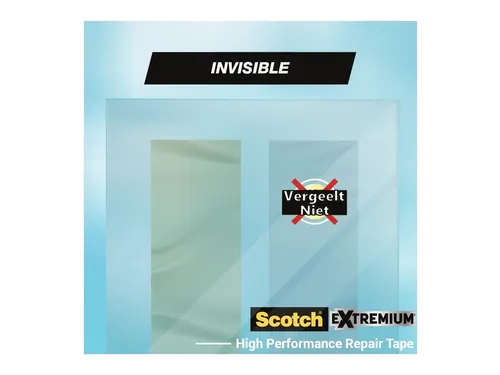 Plakband Scotch Extremium invisible 48mmx25m transparant