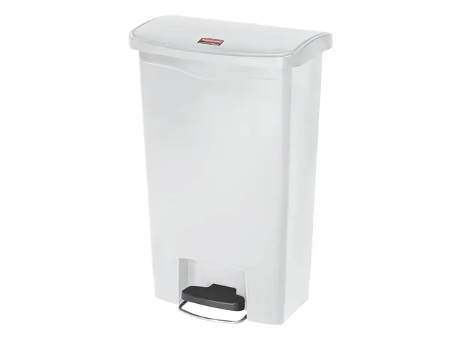 Pedaalemmer Rubbermaid Slim Jim Step On 50 Liter wit