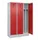 locker voor scheiding van kleding,HxBxD 1950x1200x500mm,3vak