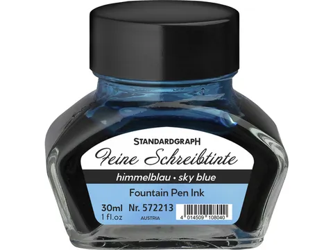 Encre calligraphique Standardgraph 30ml bleu ciel
