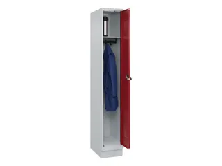 locker,HxBxD 1950x300x500mm,1vak,vak B 300mm,draaigrendel,sokkel - 1