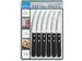 Steakmes, Zwart, Blister Van 6 Stuks