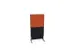 cloison de séparation,Hxl 1545x800mm,CC-noir,BN3012-orange