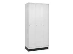 locker voor scheiding van kleding,HxBxD 1950x900x500mm,3vak