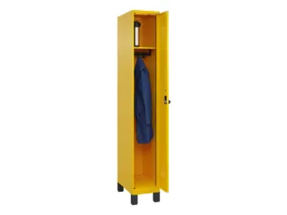 locker,HxBxD 1950x300x500mm,1vak,vak B 300mm,draaigrendel,voeten - 1
