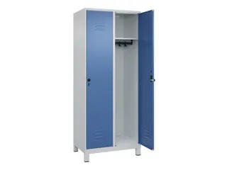 locker,HxBxD 1950x800x500mm,2vak,vak B 400mm,draaigrendel,voeten - 2