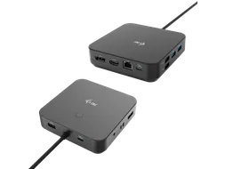 USB-C HDMI Dual DP Docking Station with Power Delivery 100 W