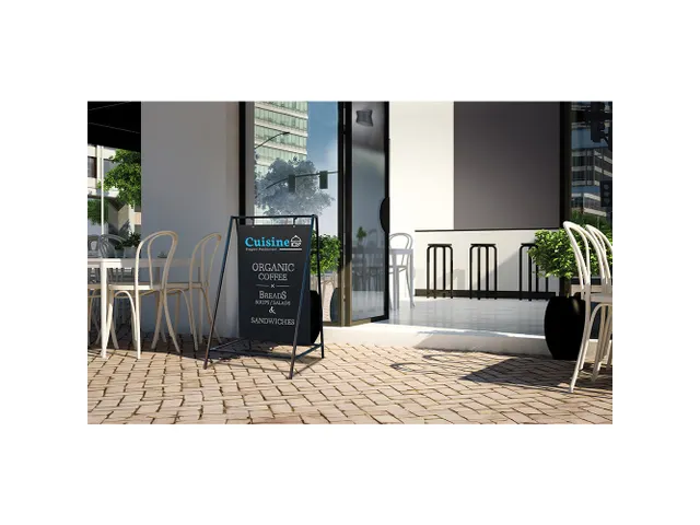 Impression Partie supérieure panneau de trottoir Swing Double face