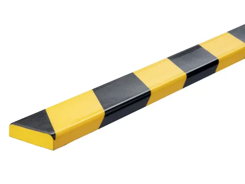 Beschermingsprofiel Durable S10 recht 1m geel zwart