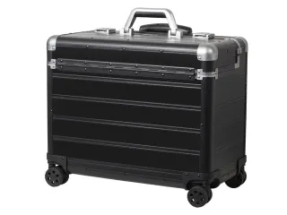 Pilotenkoffer Alumaxx Pandora mat zwart aluminium - 1