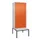 locker voor scheiding van kleding,HxBxD 2120x800x815mm,2vak