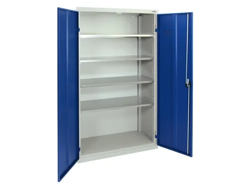 universele kast,HxBxD 1800x1000x500mm,4xStalen bodem,klinksluiting