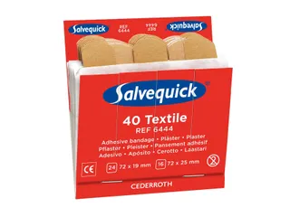 Pleisters Salvequick navulling textiel 6x 40 stuks - 1