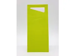 Duni Bestekzakje 8,5x19cm Kiwi met wit servet doos 500 Stuks