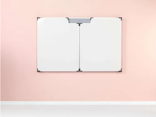 Projectiebord Extraflat Vijfvlaks 128x201cm 16:10 mat wit finger touch