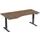 In hoogte verstelbaar bureau in vrije vorm,HxBxD 730-1230x1800x1000mm
