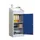 Lessenaarkast 1095/1270x 500x 500mm 2legborden Ral7035 Front Ral6011