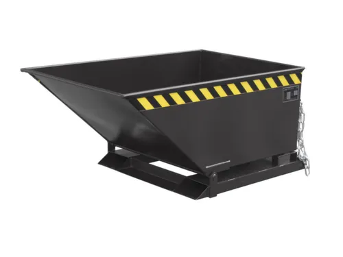 kiepbak,HxLxB 605x1430x840mm,0,4m³,draagverm. 300kg,RAL7021