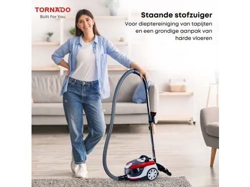 Vcckc800Rc Tornado Stofzuiger 800W 1.8L dust container 5m snoer