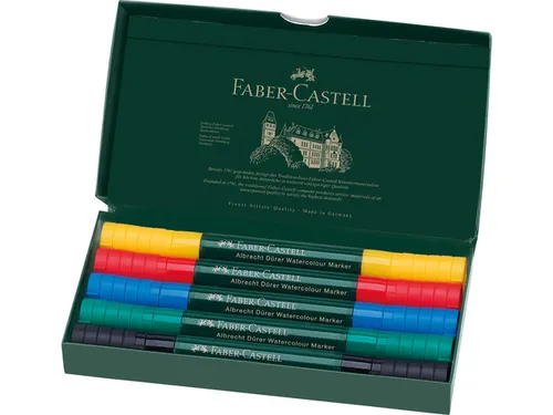 Aquarel marker Faber-Castell Albrecht Dürer doos a 5 stuks