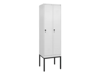locker,HxBxD 2120x600x500mm,2vak,vak B 300mm,draaigrendel - 1