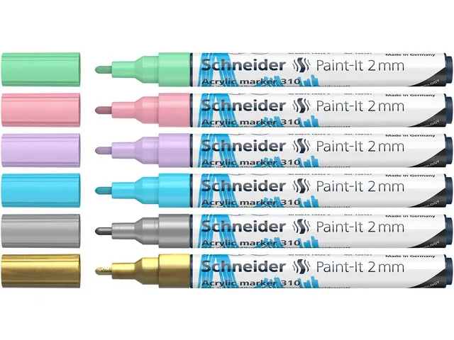 Acrylmarker Schneider Paint-It 310 2mm SIS-display Engels