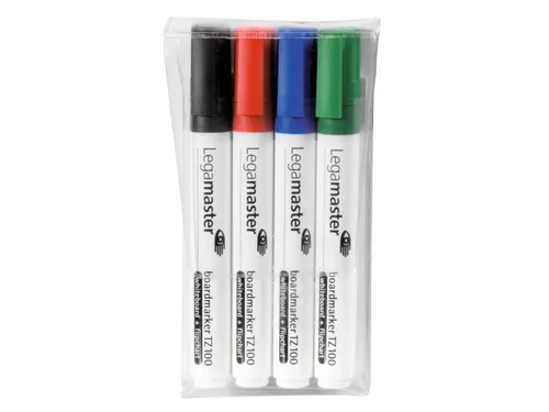 Viltstift Legamaster TZ100 Whiteboard Rond Assorti 1.5-3mm 4st