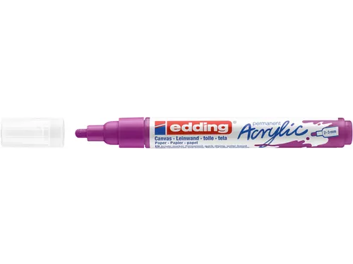 Acrylmarker edding e-5100 medium bessen rood