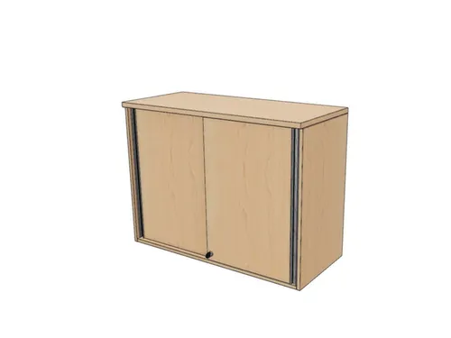 opzetkast,v. schuifdeurkast,HxBxD 740x1200x445mm,schuifdeur,NE-esdoorn