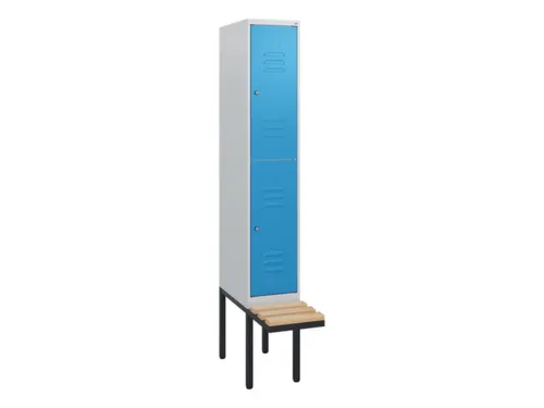 Dubbeldekse dekenkist,HxBxD 1950x300x815mm,1x2vak.,vak B 300mm