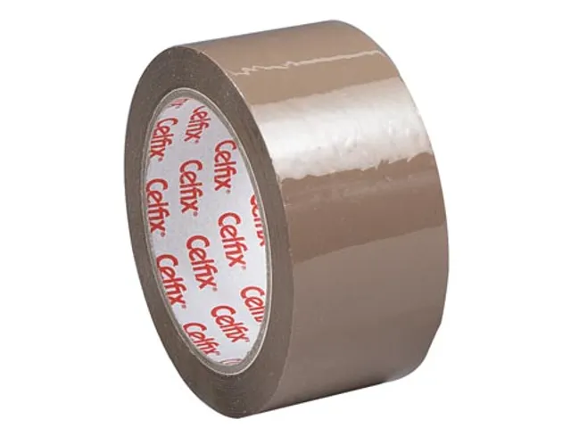 verpakkingsplakband Celfix 50mmx66m PP bruin